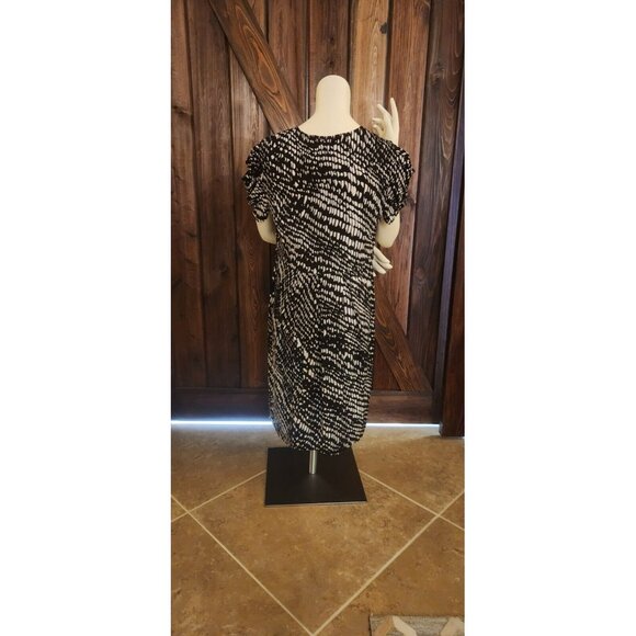 EnFocus size 12 comfy stretchy black and white dress, great condition - Picture 3 of 5